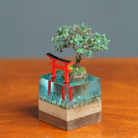 テラリウムブロック 沈んだ鳥居 夏 1枚目の画像