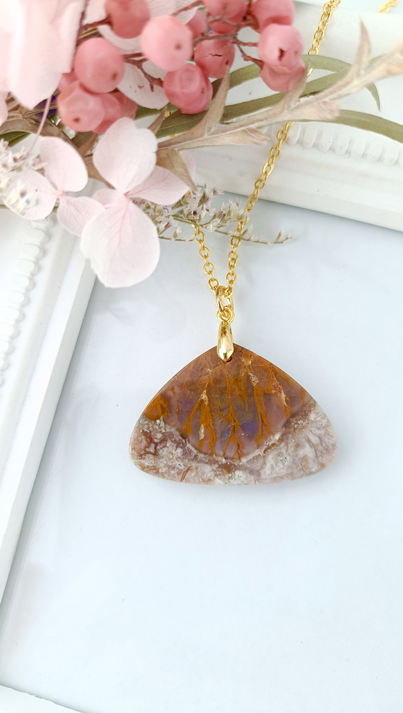 【和栗】オパライズド・ウッド（オパール化した木の化石） 2枚目の画像