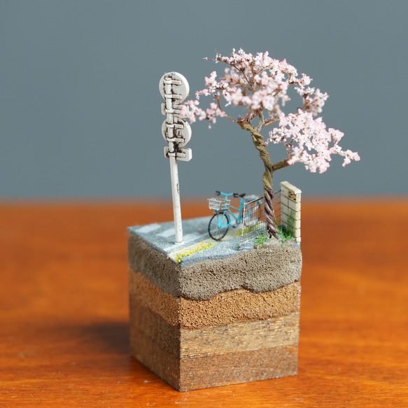 [creema限定]テラリウムブロック-故郷の桜- 2枚目の画像