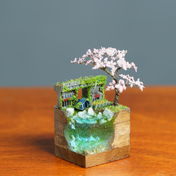 テラリウムブロック 廃墟の高架下1 1枚目の画像