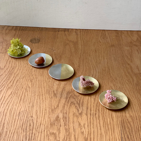 月豆皿　満ち欠け5枚セット 2枚目の画像