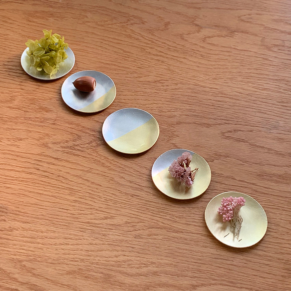 月豆皿　満ち欠け5枚セット 3枚目の画像