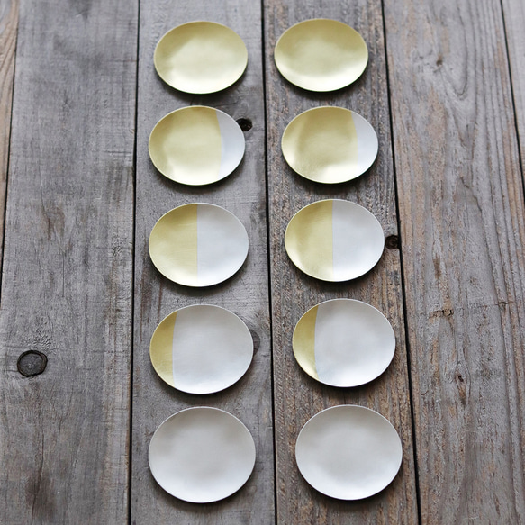 月豆皿　満ち欠け5枚セット 5枚目の画像