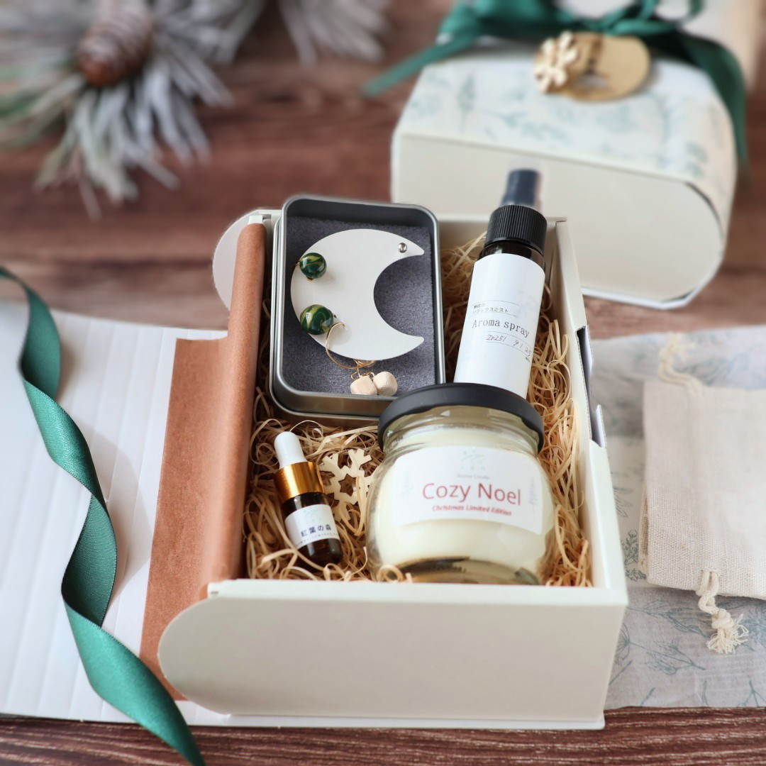 一日を労う香りと灯りのギフトボックス