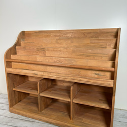 絵本棚 サイドウェーブ 90日発送 本棚・絵本棚・マガジンラック Kei