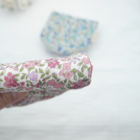 ふわもこハンカチ｜リトルフラワー-Little Flower-｜S・10×20cm｜ガーゼハンカチ｜敏感肌｜ギフト 6枚目の画像