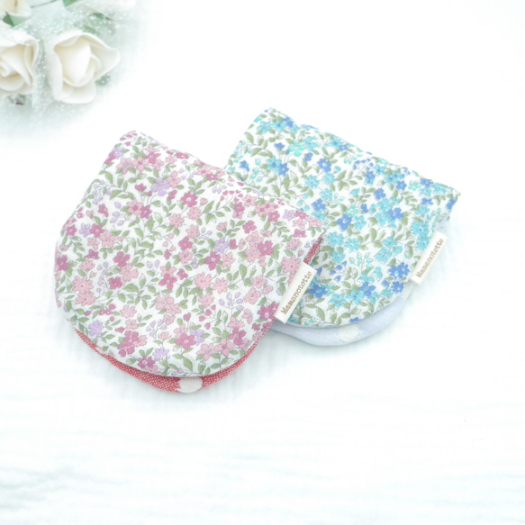 ふわもこハンカチ｜リトルフラワー-Little Flower-｜S・10×20cm｜ガーゼハンカチ｜敏感肌｜ギフト 1枚目の画像