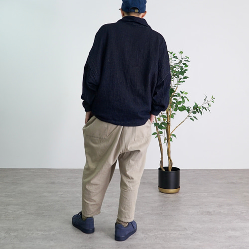 △廃盤△/デニムニットくつろ着カーディガン/ネイビー ジャケット