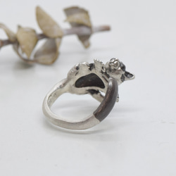 抱きつきフクロモモンガのシルバーリング 7枚目の画像