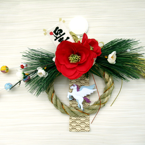 26.しめ縄リース 26.しめ縄リース