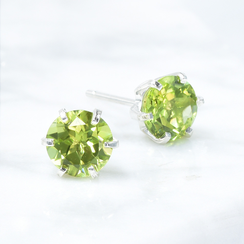 ペリドット ピアス SV925 シルバー CH002CIBSN