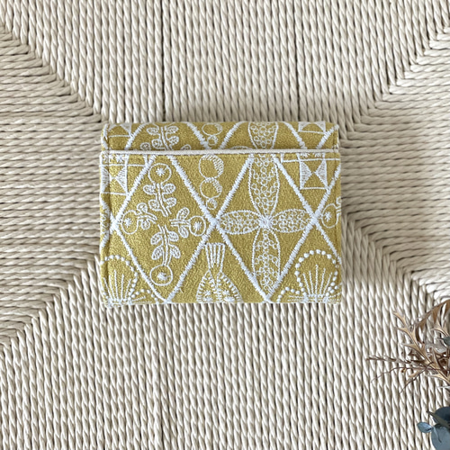 ⚮̈ミナペルホネンanemone beige コンパクトウォレットミニ財布