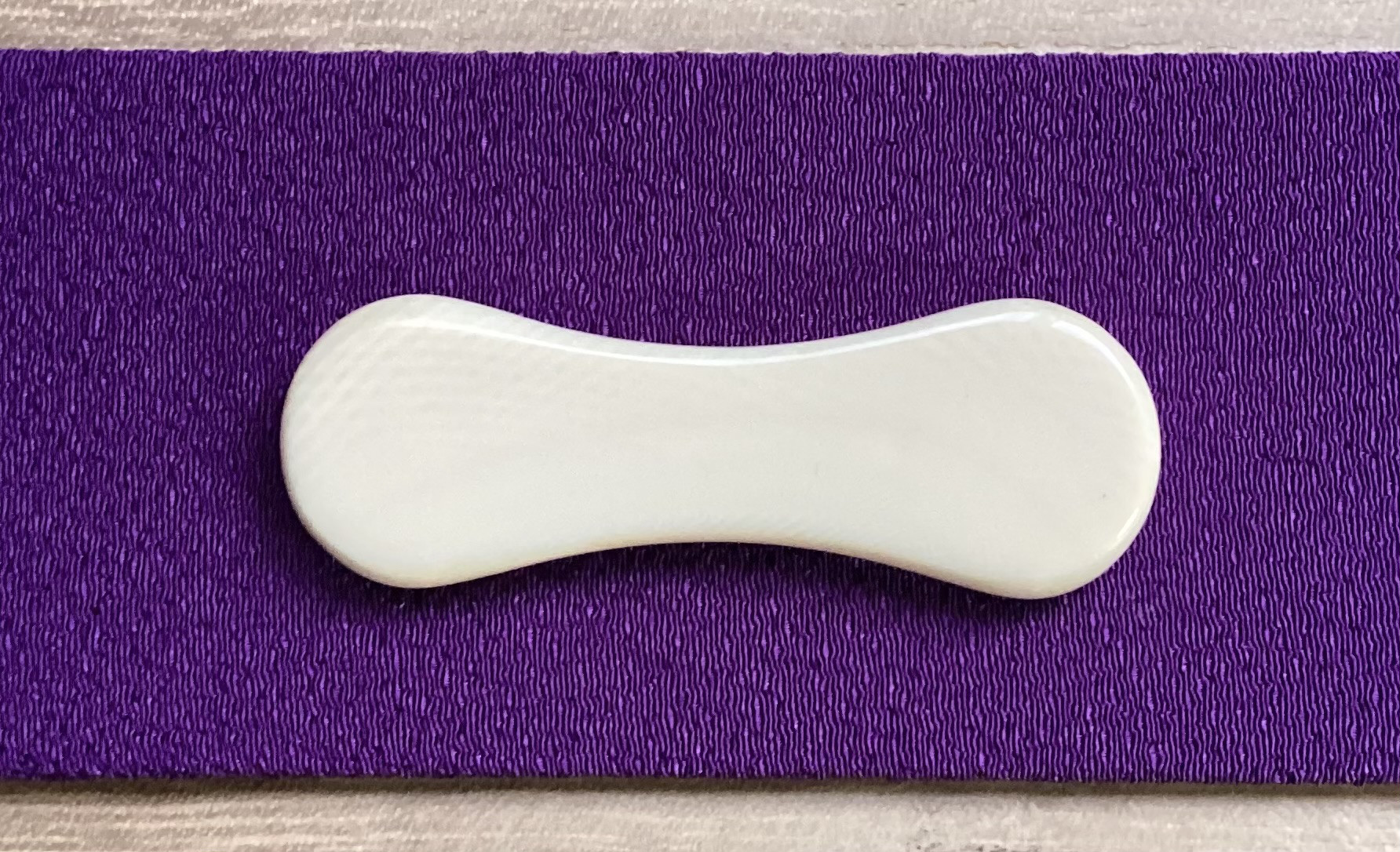 象牙　歯がため　おしゃぶりヘラ型（小）
