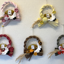 【専用】2026年お正月飾り✼しめ縄リース✼和モダンしめ縄 【コンパクトサイズ】 専用】2026年お正月飾り✼しめ縄リース✼和モダンしめ縄 【コンパクト