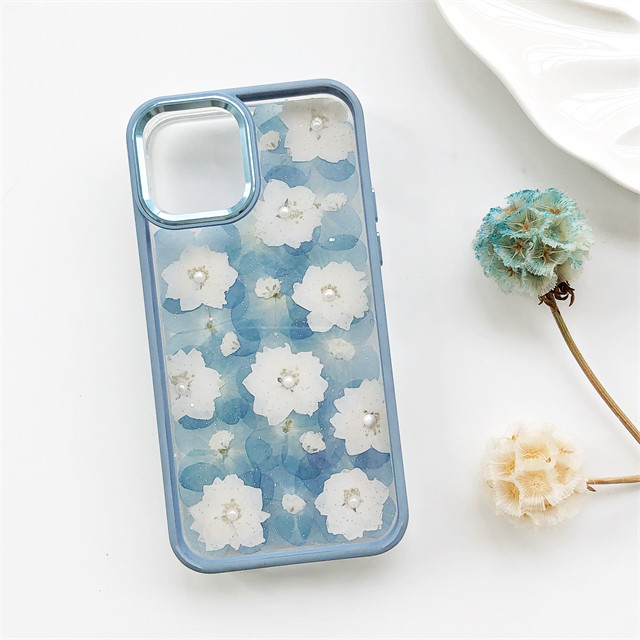 千鳥草ケース 紫陽花ケース  iPhone17Pro/17Air/17ProMax/16e シリコンケース スマホケース