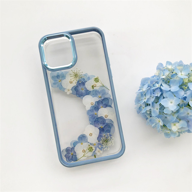 かすみ草ケース 紫陽花ケース  iPhone17Pro/17Air/17ProMax/16eシリコンケース スマホケース