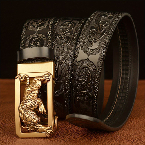 ファッション ベルト メンズ ウエスタンカウボーイ ラチェットベルト
