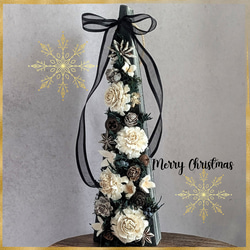 毎年飾れる！具だくさんのクリスマススワッグ ドライフラワー 玄関