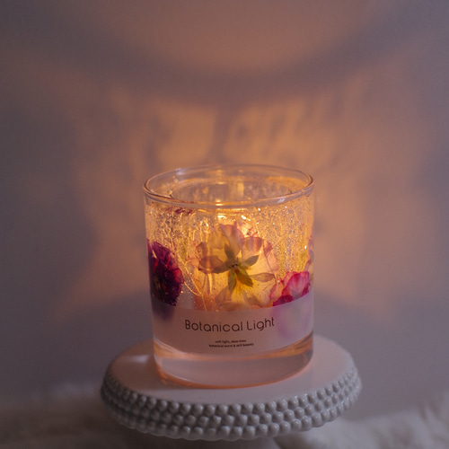 ✨ボタニカルキャンドルホルダーとアロマキャンドルセット✨ フリル