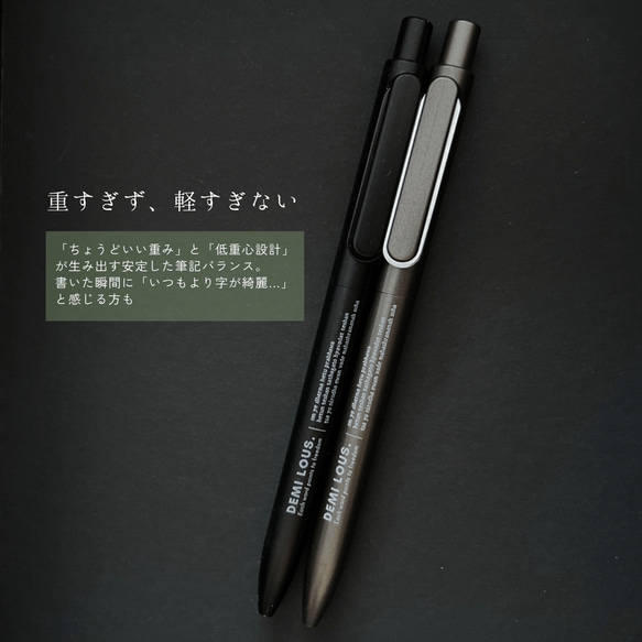 DEMI LOUS.デザイン金属ボールペン 5枚目の画像