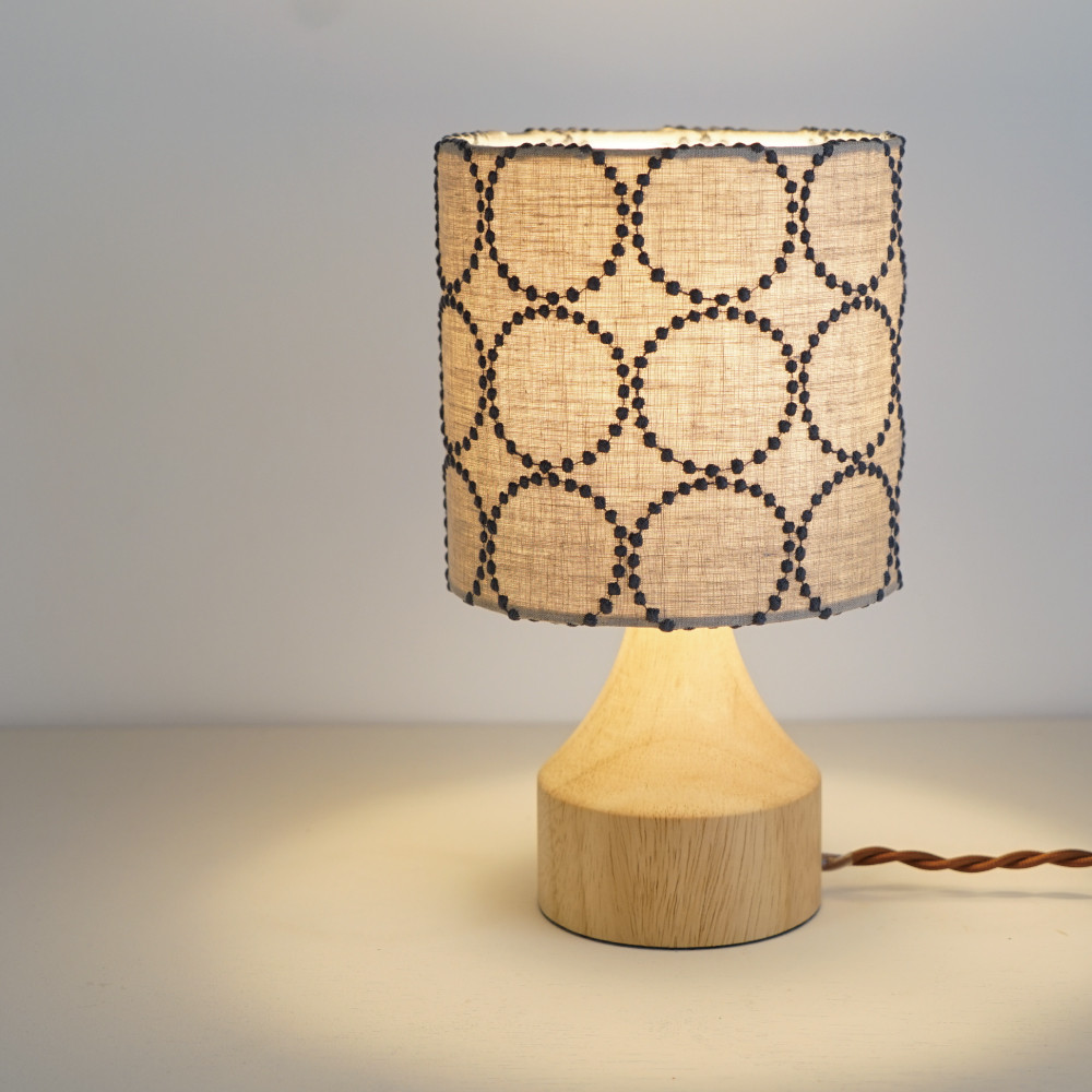 ◆HappyLamp◆Sサイズ/ミナペルホネン/タンバリン/ベージュ/スタンドランプ