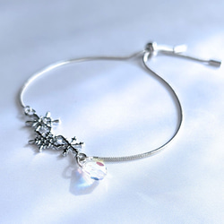 ［特集掲載］雪の結晶～本物の雪の輝き～　ブレスレット・イヤリング（ピアス）　ホリデーボックス2025　クリスマスコフレ 9枚目の画像