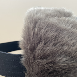 2WAY［取外し可］グレーファーアタッチメント 帆布トートバッグ ブラック パラフィン加工 11枚目の画像