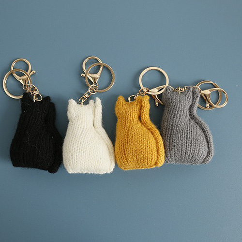 はる　あみぐるみ　キーホルダー　猫 選べる♪ぺったんこ猫🎀あみぐるみ♡キーホルダー・ストラップ・ボール