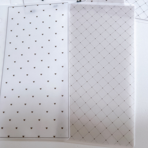 バインダー貯金 Saving リフィル A6サイズ 5枚 ハート おしゃれ 可愛い