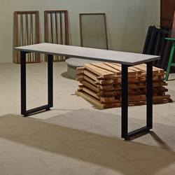 円形｜ライトグレー｜ラウンドテーブル｜Φ120cm｜脚タイプ③｜薄塗り