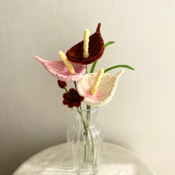 ガーベラ×チューリップのピンクブーケ モールフラワー｜お祝いや記念日