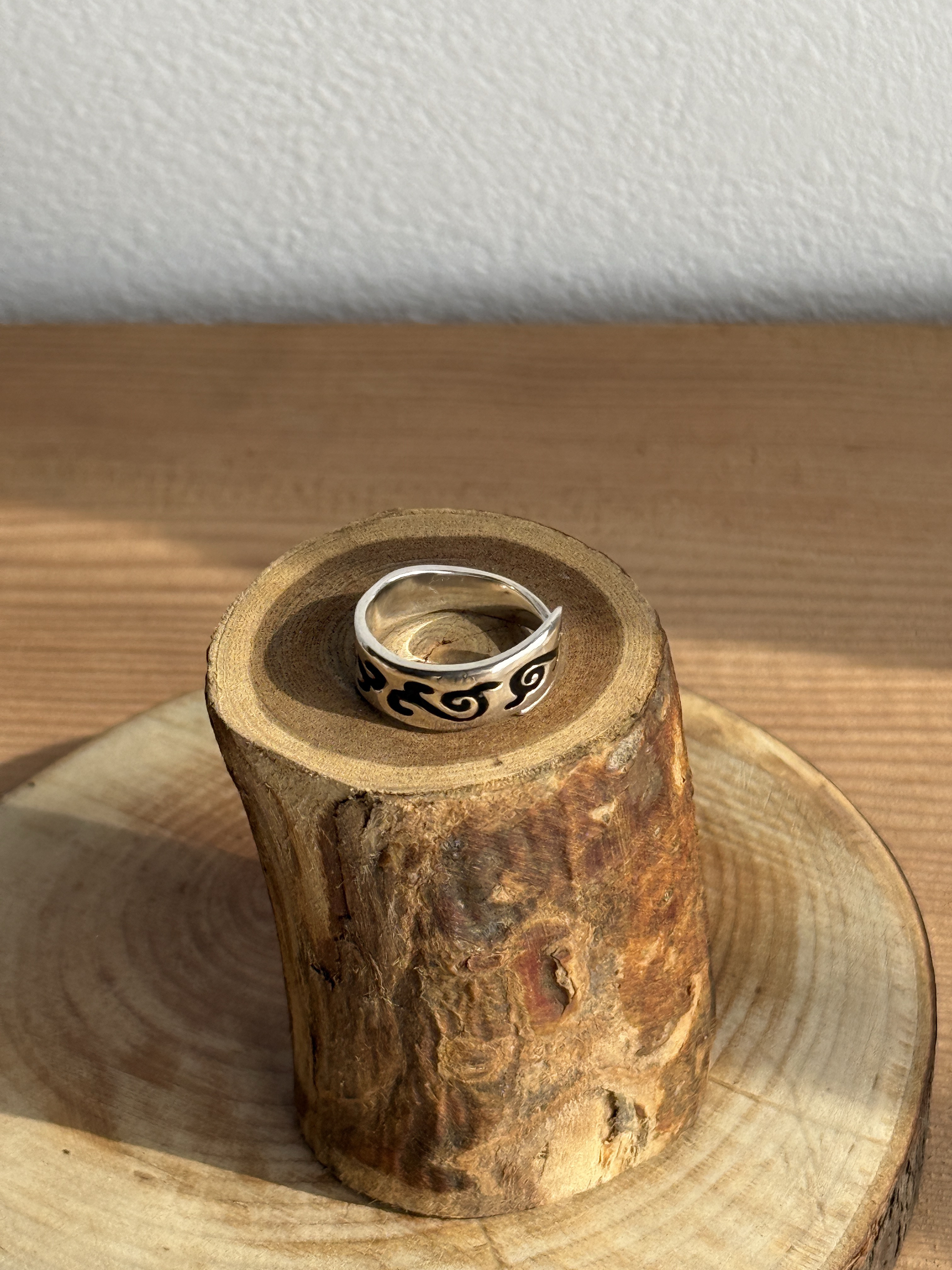 純銀変形リング