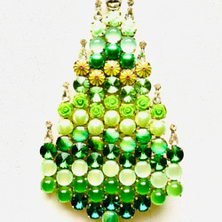 ⭐︎ヴィンテージ⭐︎チェコガラスツリー(17cm) チェコガラス