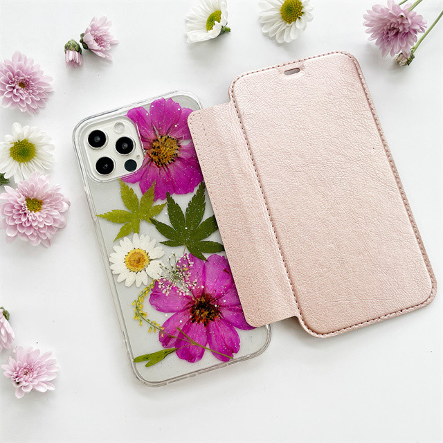 コスモス 秋桜 5色から選択 手帳型スマホケースiPhone17Pro・16e・15Pro・14Pro・SE・12