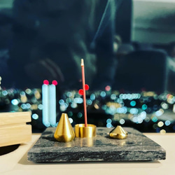 金属線香立て　3個セット 6枚目の画像