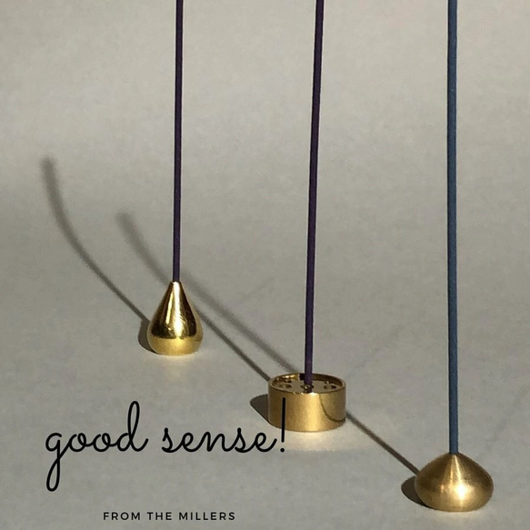 金属線香立て　3個セット 1枚目の画像