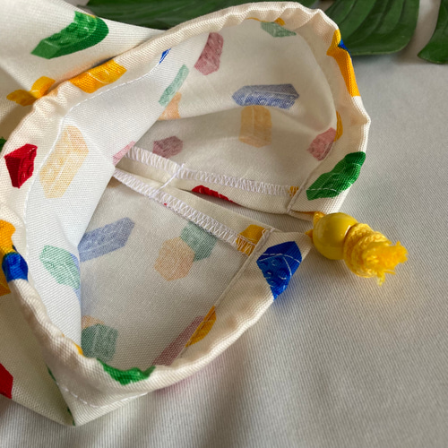 オーダーOK】入園入学ランチョンマット巾着☆レゴ風ブロックおもちゃ