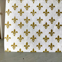 U.S.A. ヴィンテージ包装紙【フルール・ド・リス】DA-WP091 4枚目の画像