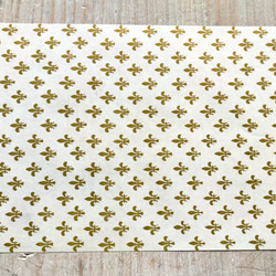 U.S.A. ヴィンテージ包装紙【フルール・ド・リス】DA-WP091 5枚目の画像