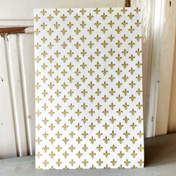 U.S.A. ヴィンテージ包装紙【フルール・ド・リス】DA-WP091 2枚目の画像