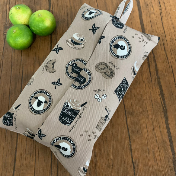 エコティッシュカバー☆マスクストッカー♪行ってみたいな♡ひつじカフェ♪4カラー 5枚目の画像