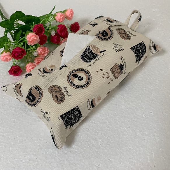 エコティッシュカバー☆マスクストッカー♪行ってみたいな♡ひつじカフェ♪4カラー 4枚目の画像