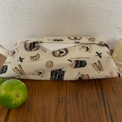 エコティッシュカバー☆マスクストッカー♪行ってみたいな♡ひつじカフェ♪4カラー 6枚目の画像