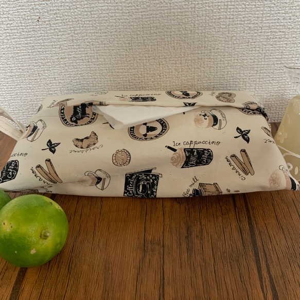 エコティッシュカバー☆マスクストッカー♪行ってみたいな♡ひつじカフェ♪4カラー 6枚目の画像