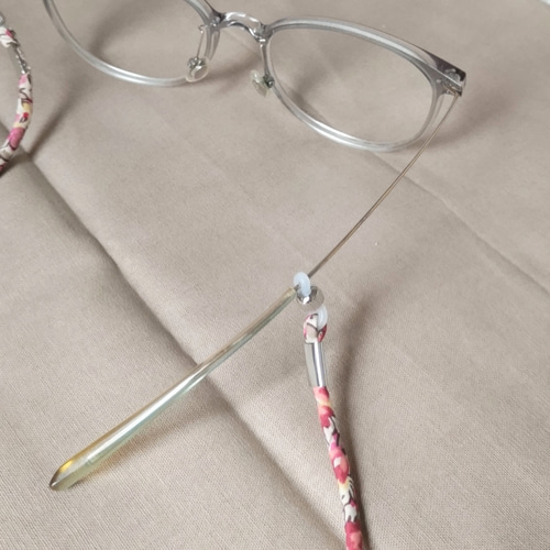 メガネストラップ リバティー① メガネチェーン 老眼鏡 シニア メガネ