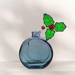 蝶のステンドグラス サンキャッチャー（空色）蝶々 サンキャッチャー