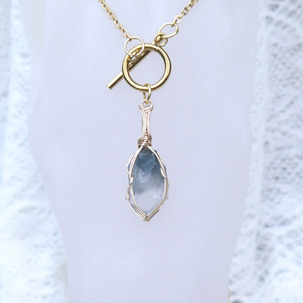 ブルーターラクォーツ ネックレス