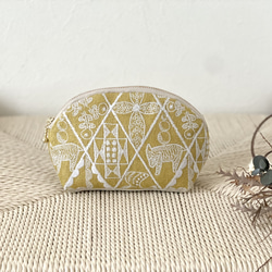 ⚮̈ミナペルホネン jungle relief シプリバッグ 巾着ショルダー