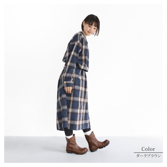 本革ペコスブーツ ミドル丈 ロングブーツ ステッチダウンシリーズ R-アール-RL-08- 当店限定販売 6枚目の画像