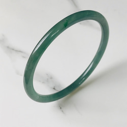 B810-050】ジェイド 翡翠 ヒスイ バングル 一点もの 希少 グアテマラ産